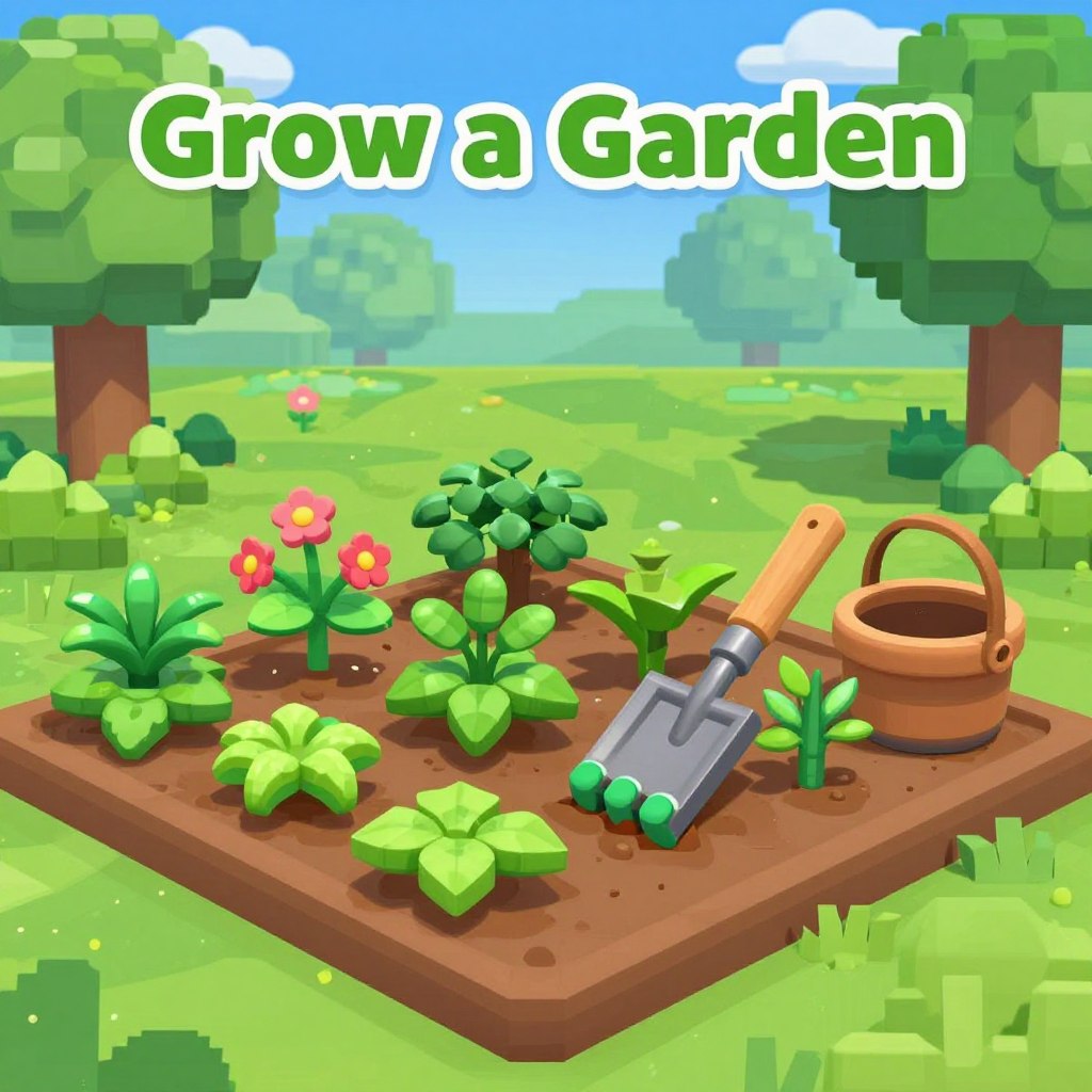 Screenshot of Grow a Garden Roblox game Screenshot of Grow a Garden Roblox game